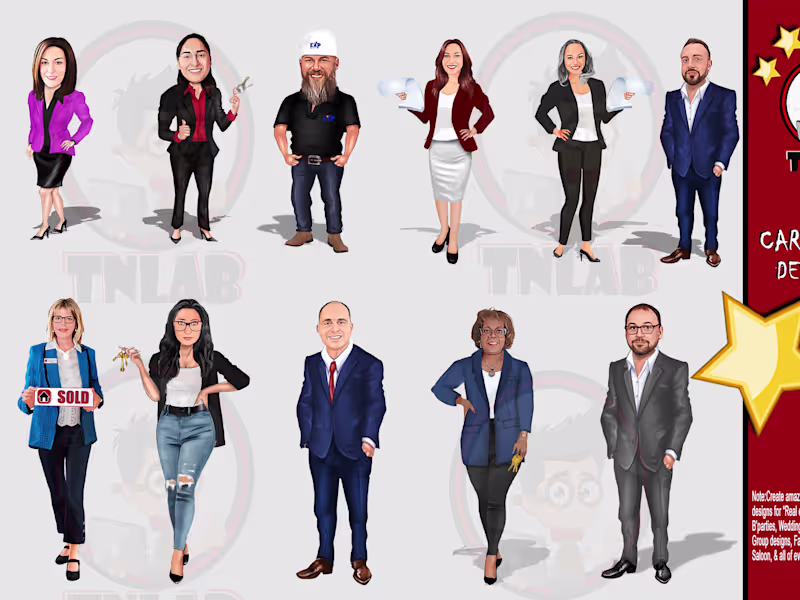 Cover image for Individual Cartoon Daricature Designing