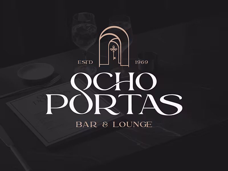 Cover image for Ocho Portas Brand Identity Design