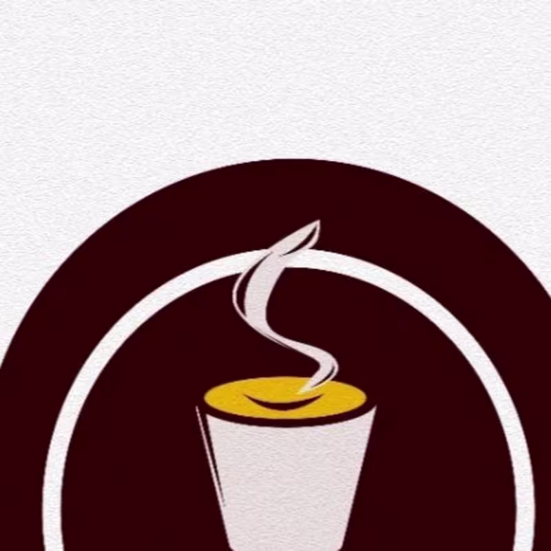 Cover image for sachin kumar on Instagram: “Illustrator logo design
☕”