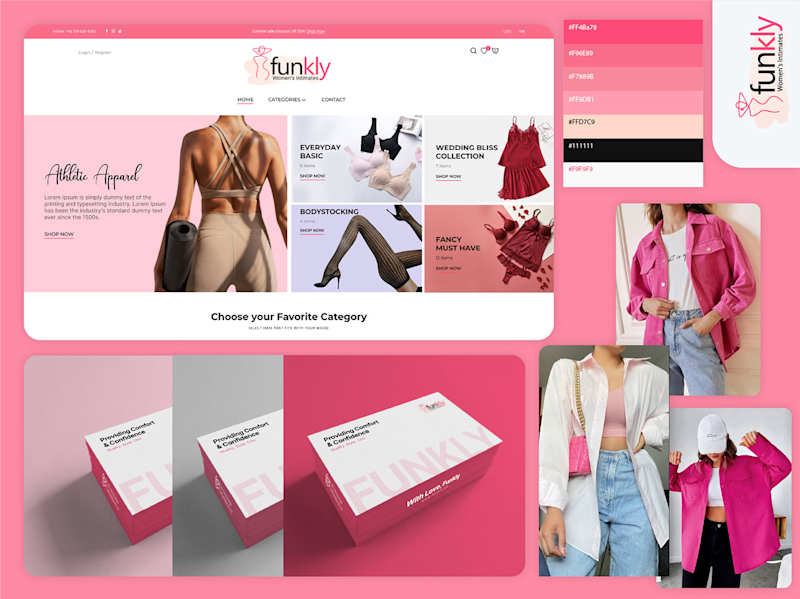 Cover image for Women's Wear Branding and Presentation on Behance