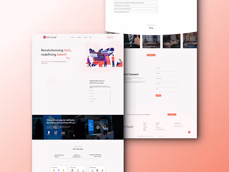Cover image for Landing page design and development in framer