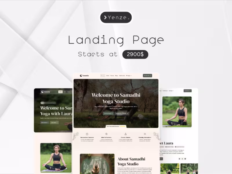 Cover image for Landing Page Design and Framer Development