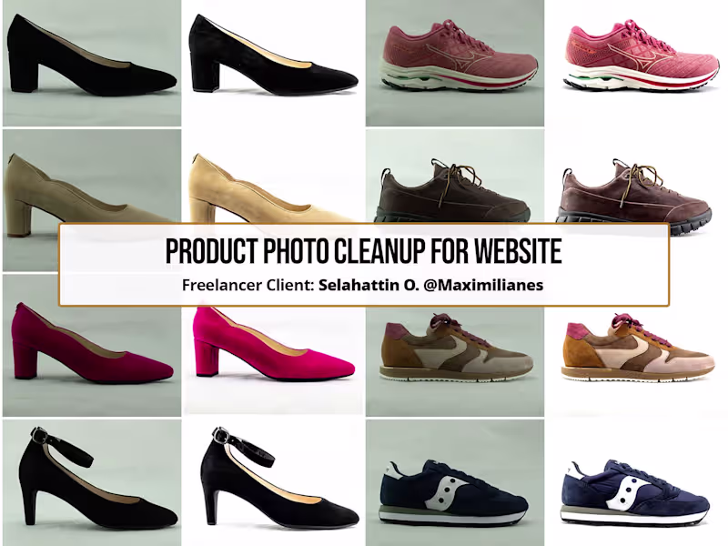 Cover image for Product Photo Cleanup for eCommerce Website