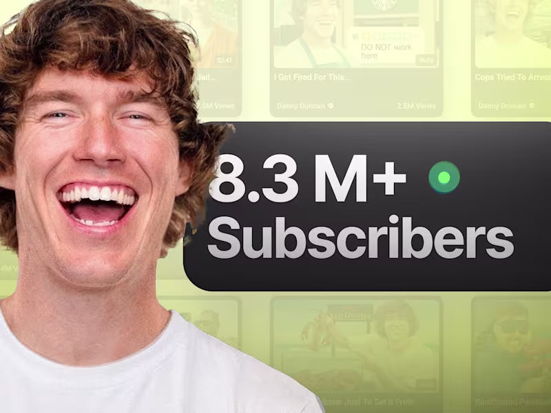 Cover image for Youtube Thumbnail Design For Danny Duncan 