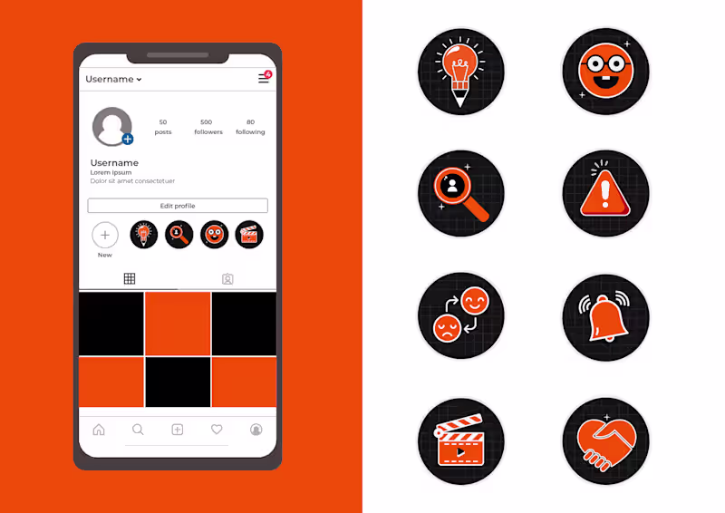 Cover image for Social Media Highlight Icons