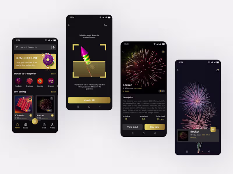 Cover image for Mobile App - UI Design