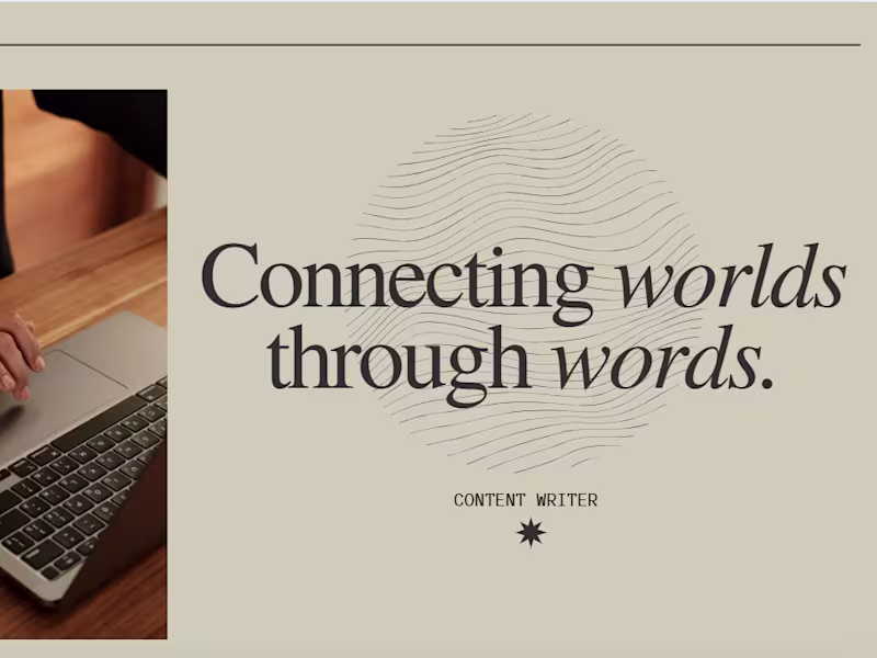 Cover image for Content Writer | Blogger | SEO-Friendly Articles