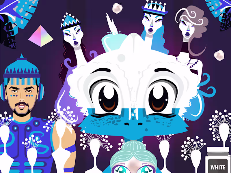 Cover image for WHITE - Haku, the lost land of thoughts