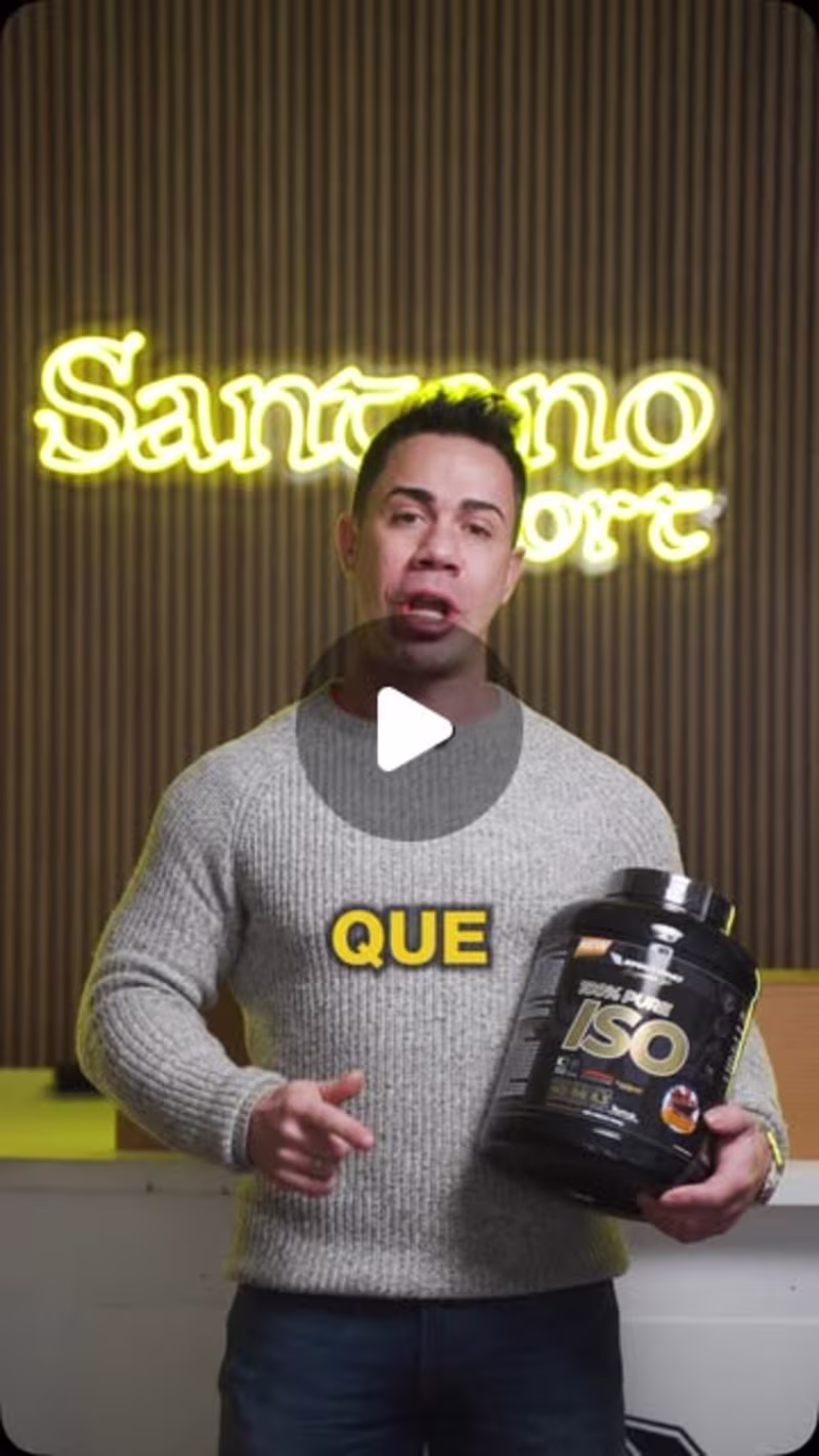 Cover image for Santano Sport en Instagram: ”#cuidadopersonal Proteína ISO no e…