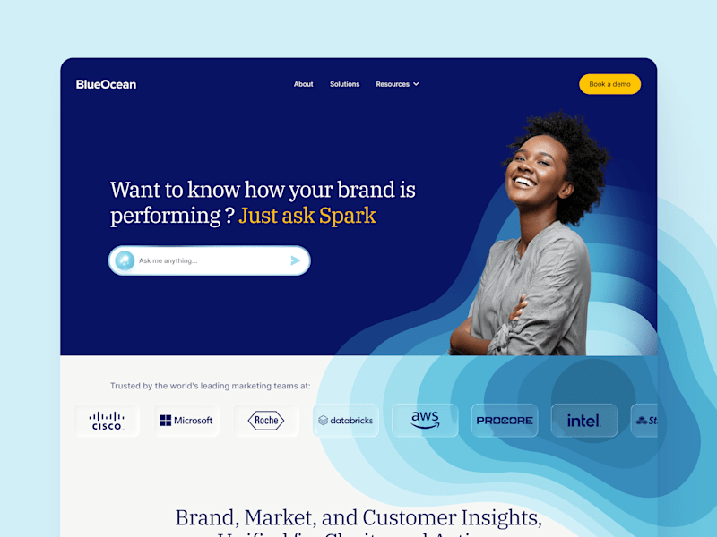 Cover image for BlueOcean Website Built with Framer