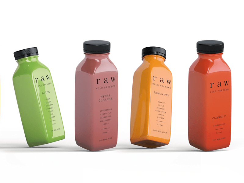 Cover image for Packaging Design For Raw Cold Pressed