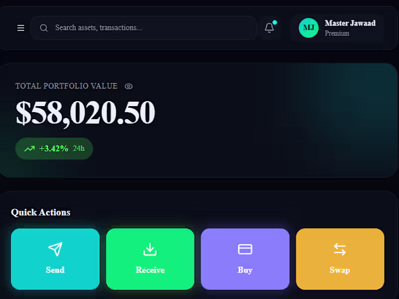 Cover image for CryptoVault | Web3 Portfolio Dashboard