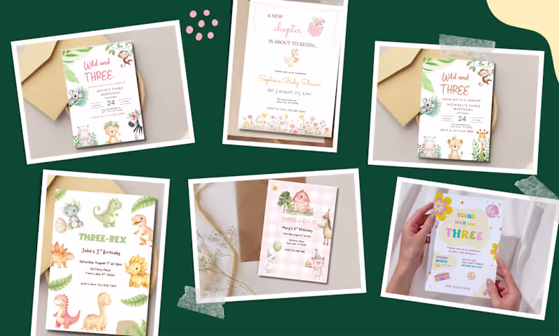 Cover image for Examples of Digital Canva Invites