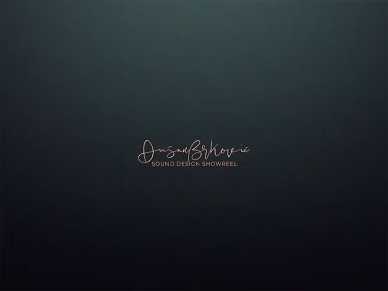 Cover image for Film/Animation Sound Design Showreel