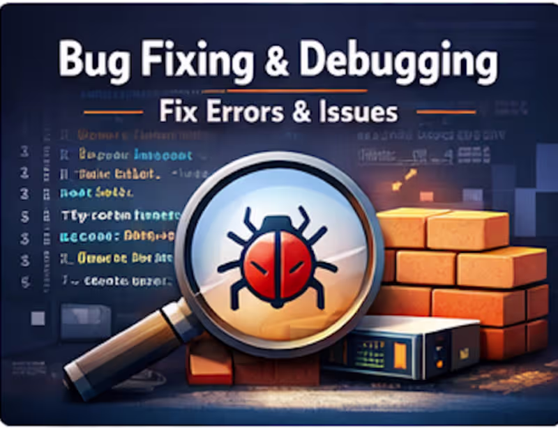 Cover image for Bug Fixing & Code Debugging