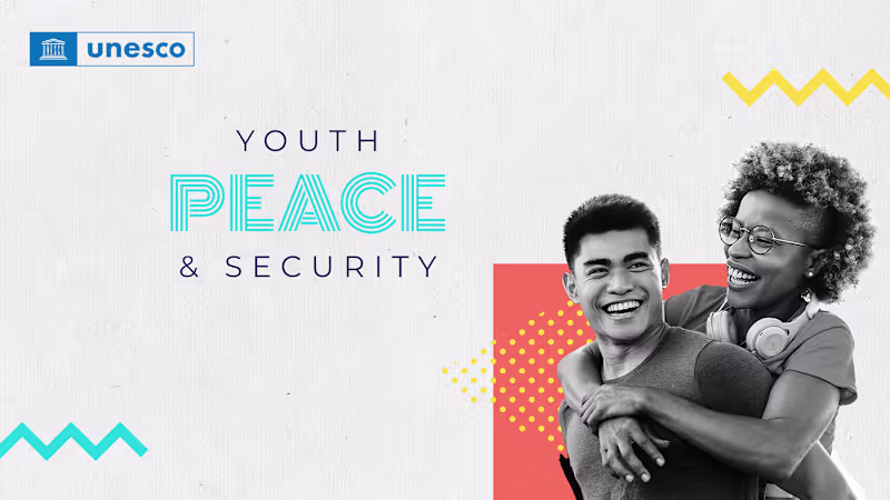 Cover image for UNESCO Youth, Peace & Security - Visual Identity on Behance