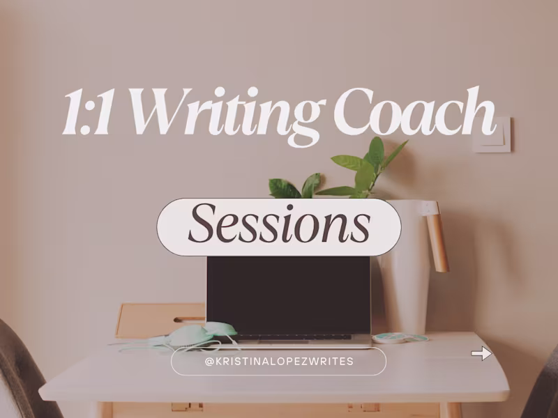 Cover image for One on One Freelance Writing Coach