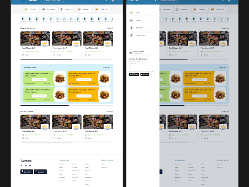Cover image for Cartzie - Website design
