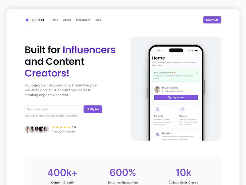 Cover image for App Landing Page - Design & Webflow Development