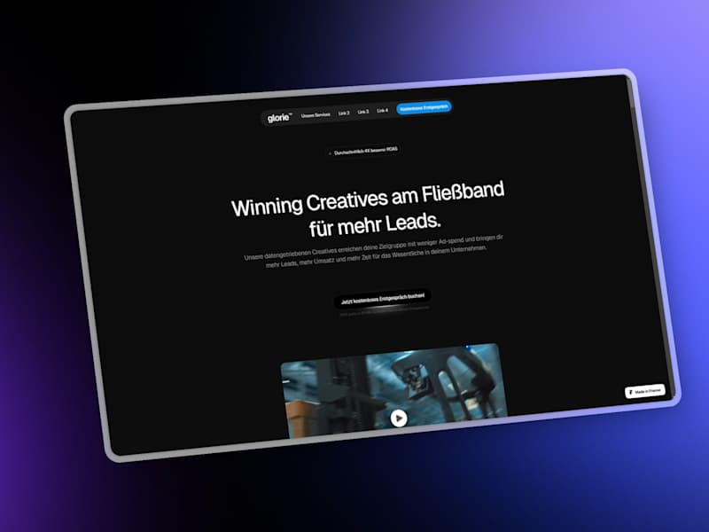 Cover image for Custom Website with Framer