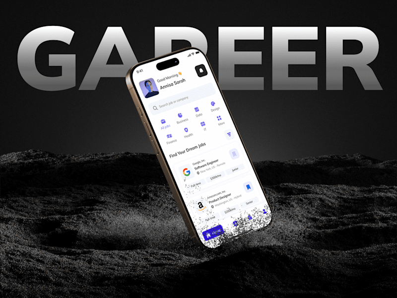 Cover image for Gareer - Job Finder App UI Kit