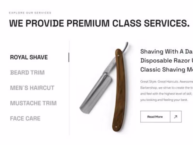 Cover image for Salon Website with Integrated Booking System