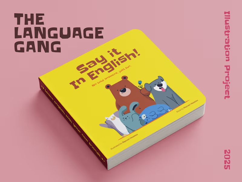 Cover image for The Language Gang - Book Illustrations
