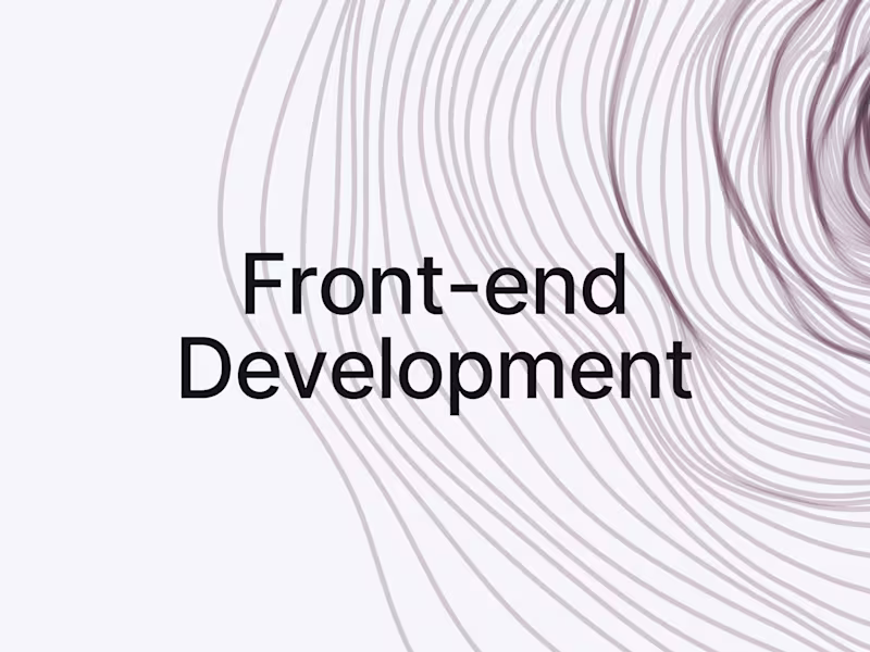 Cover image for Frontend Angular/React Application