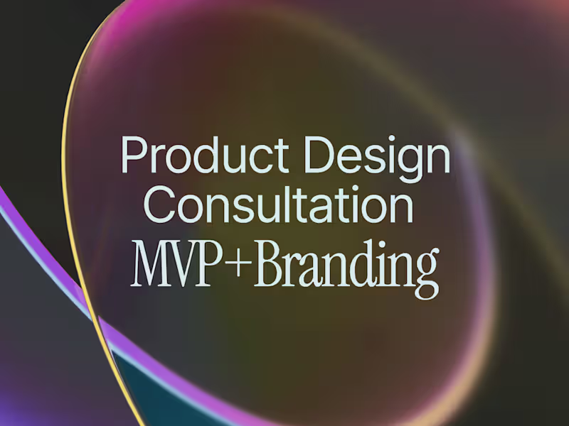 Cover image for Product Design Consultation