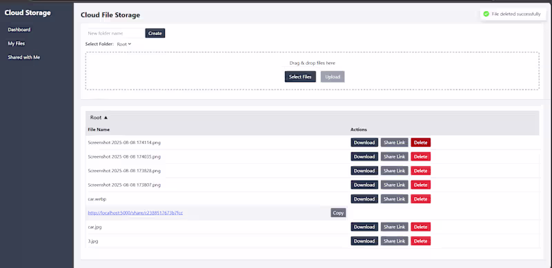 Cover image for File Management & Sharing Web