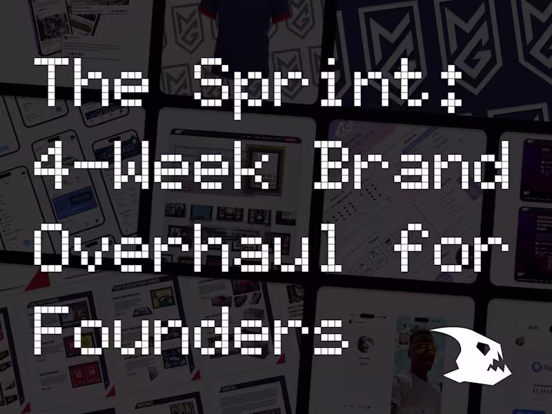 Cover image for The Sprint: 4-Week Brand Overhaul for Founders