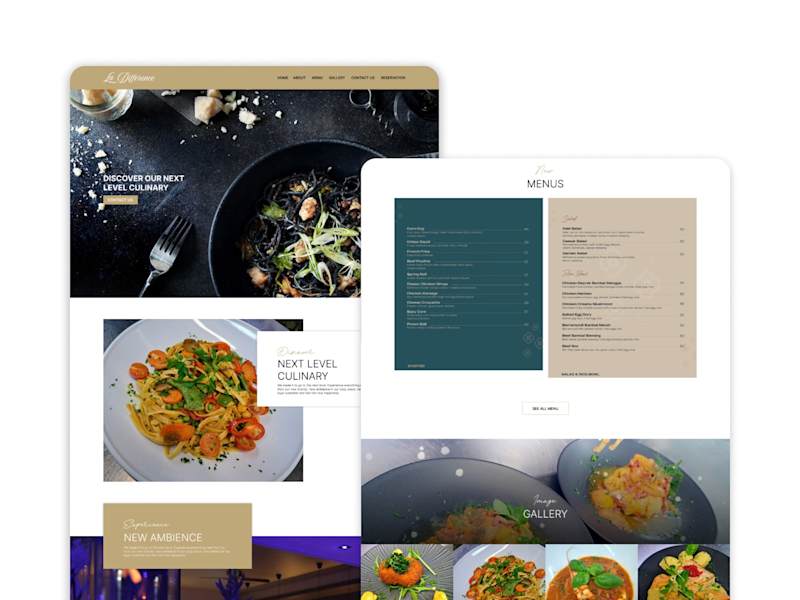 Cover image for Restaurant Website Design