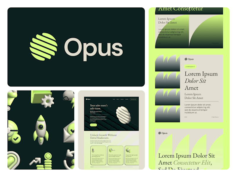Cover image for Opus Brand Identity Explorations