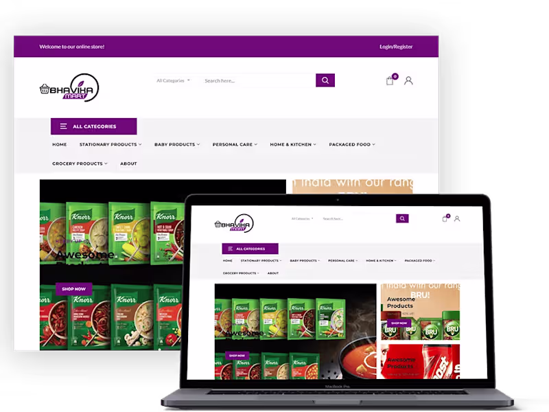 Cover image for E-commerce Website and App
