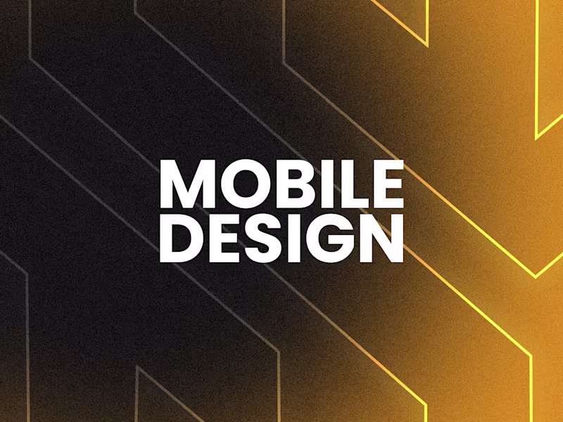 Cover image for Mobile App Design
