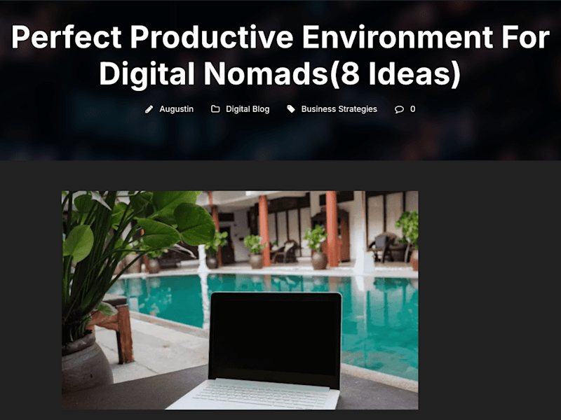 Cover image for Creating the Perfect Productive Environment for Digital Nomads