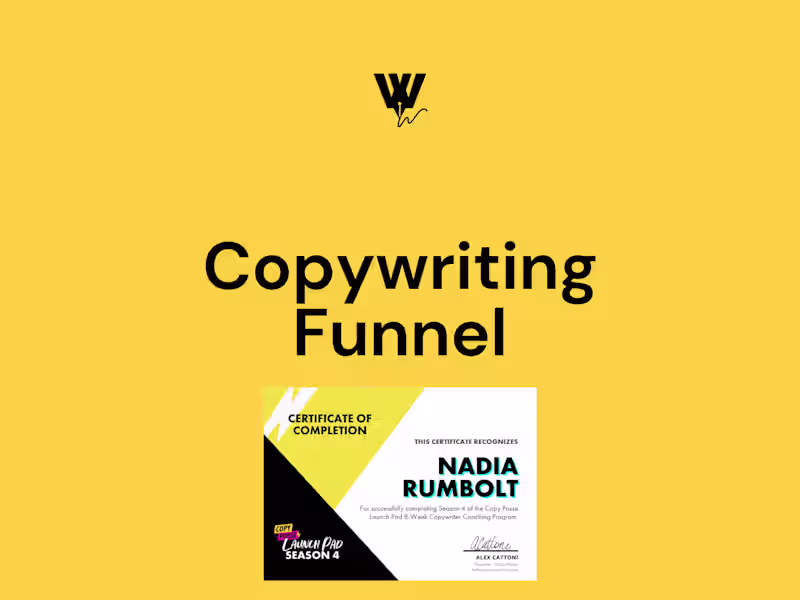 Cover image for Copywriting Funnel