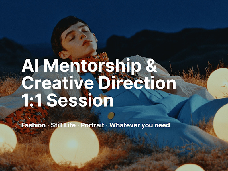 Cover image for AI Mentorship & Creative Direction – 1:1 Session