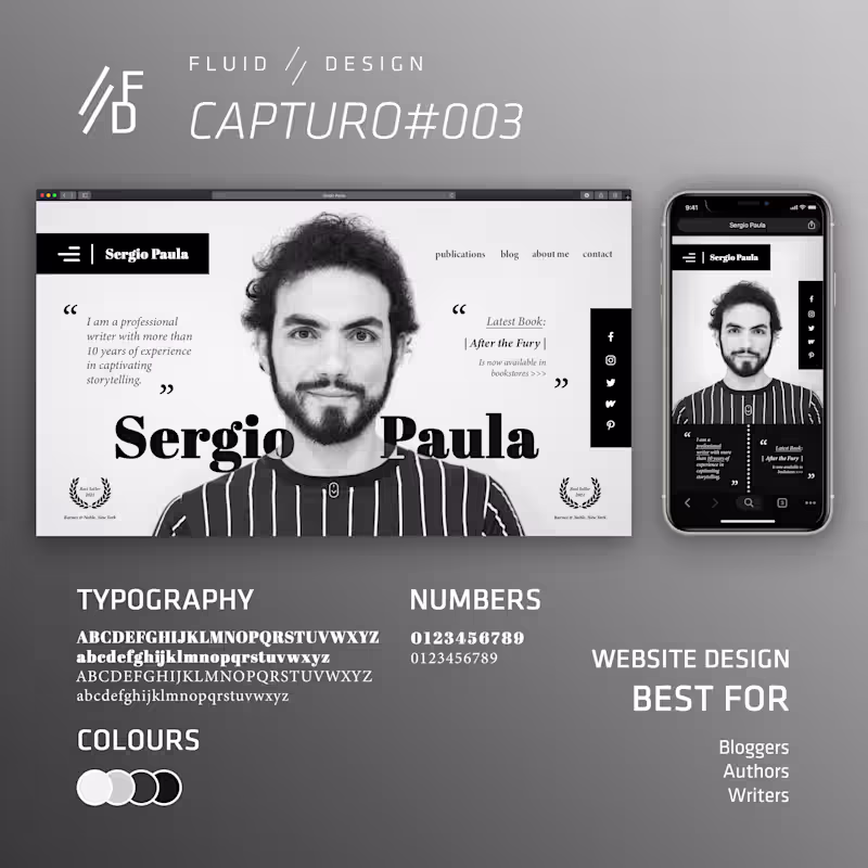 Cover image for Web Design - CAPTURO#003