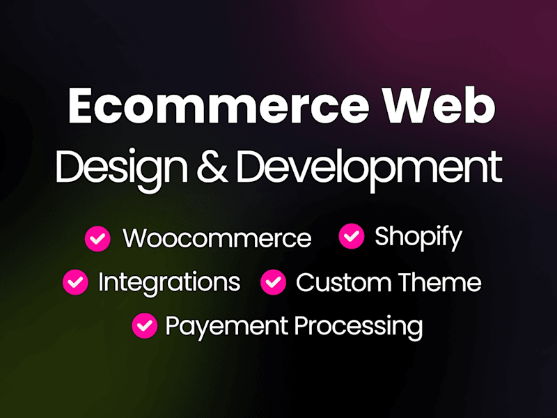 Cover image for E-commerce Web Development