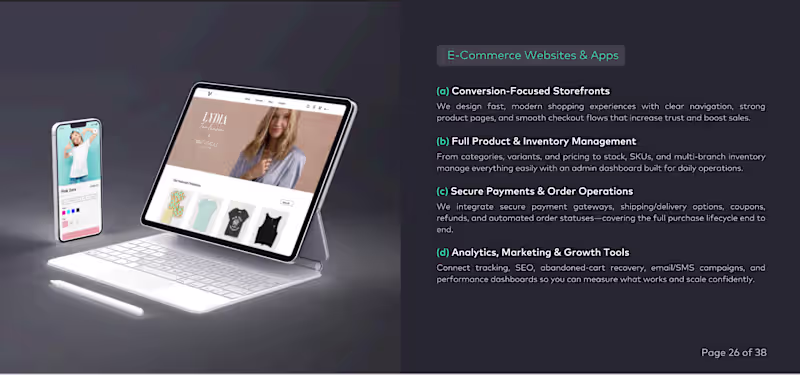 Cover image for E-Commerce Web & Mobile Platform
Worked