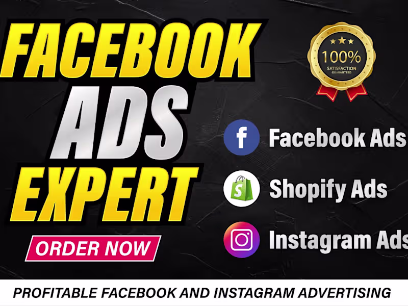 Cover image for I will Create and Manage Facebook and instagram ads for You