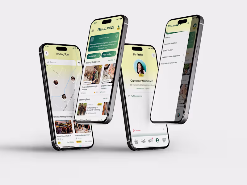 Cover image for Feed The Flock — Mobile App for Local Communities & Homesteaders