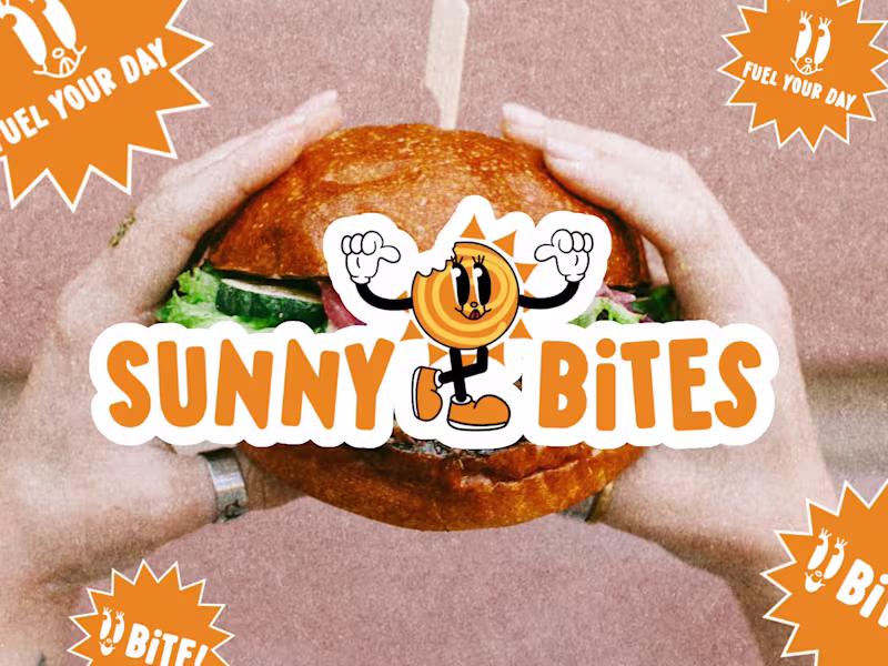 Cover image for Sunny Bites – Fast Food Brand Identity