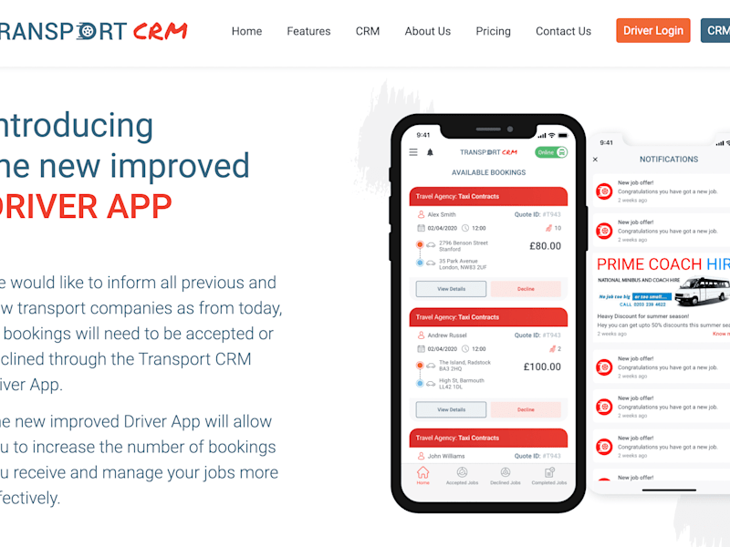 Cover image for Transport CRM