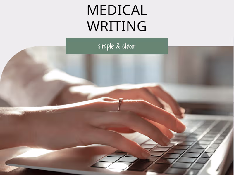 Cover image for Writer - Medical & Academic