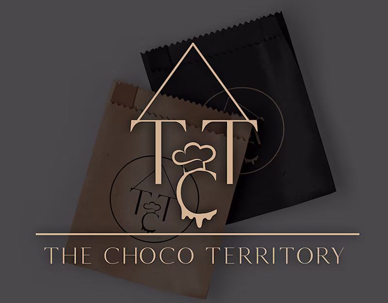 Cover image for The Choco Territory-Bakery Logo Design-Brand Identity on Behance