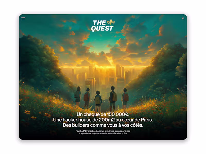 Cover image for THE QUEST