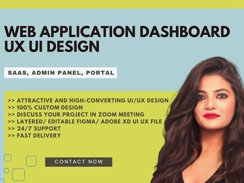Cover image for Web application dashboard UXUI Design(SAAS, admin panel, portal)