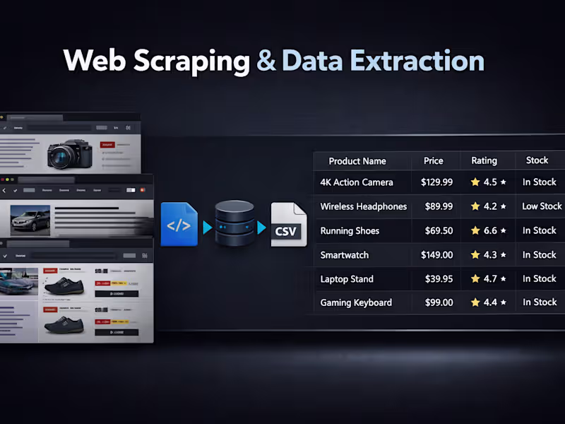 Cover image for Web Scraping & Data Extraction